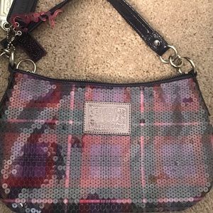Coach Poppy multicolored purse